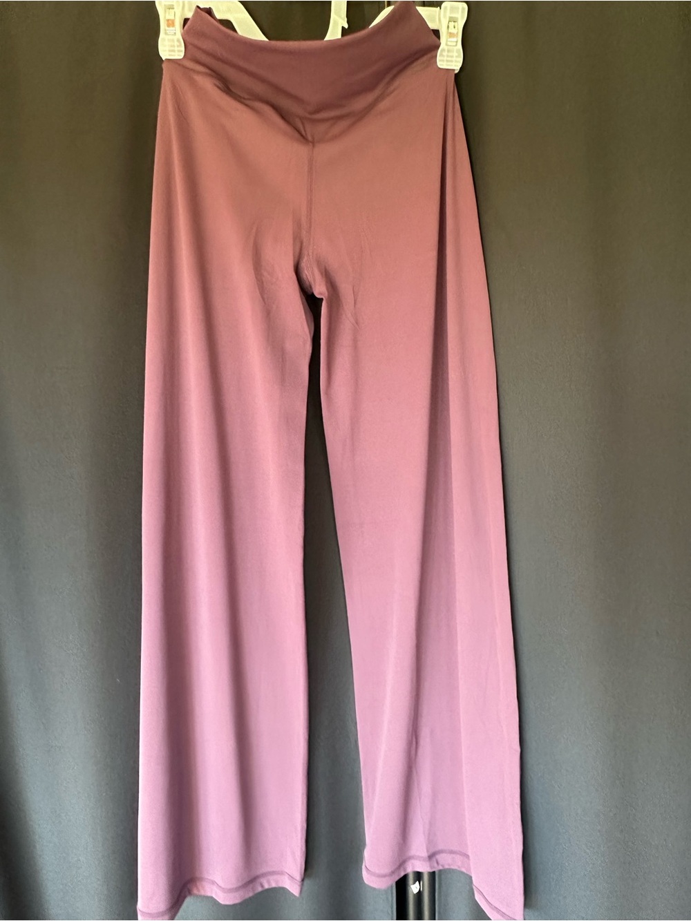 Women’s Dusty Mauve High Waist Wide Leg Yoga Pants Size Small